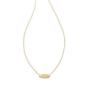 Kendra Scott Jaimee Metal 14K Gold Over Brass Pendant Necklace - Gold new 🆕